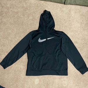 Nike Men’s Therma-Fit Lightweight Black Hoodie/Sweatshirt - Size Large